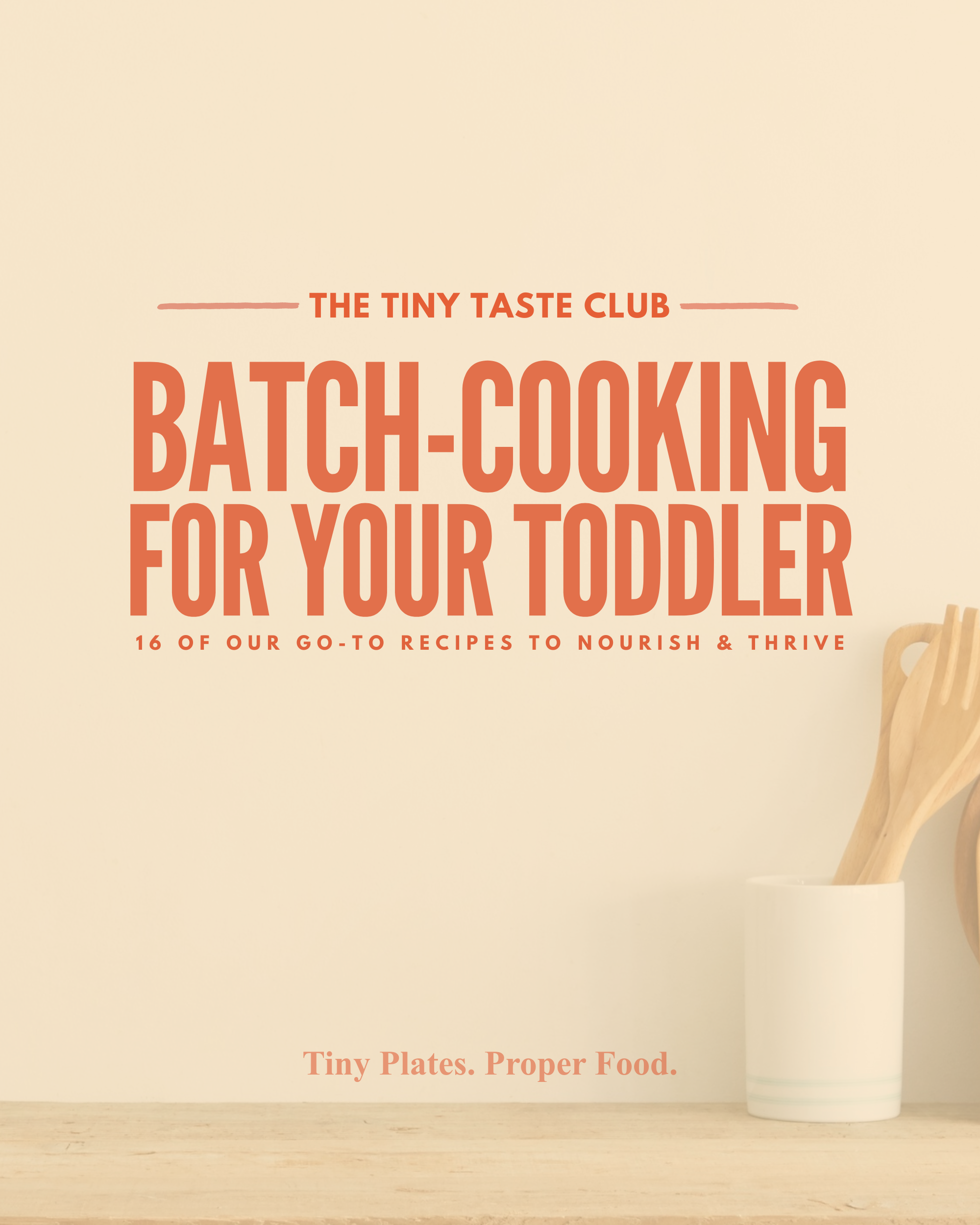 Batch-Cooking For Your Toddler ebook cover